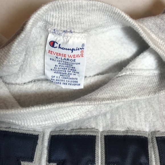 Vintage Heavyweight Champion Reverse Weave 80’s-90’s XL view measurements - Picture 6 of 15